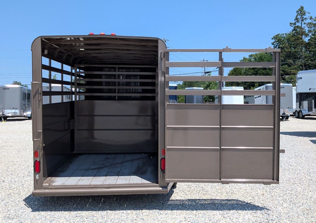 2026 Delta 16' Stock Trailer with 8' Cut Gate  - 23055679 - 4