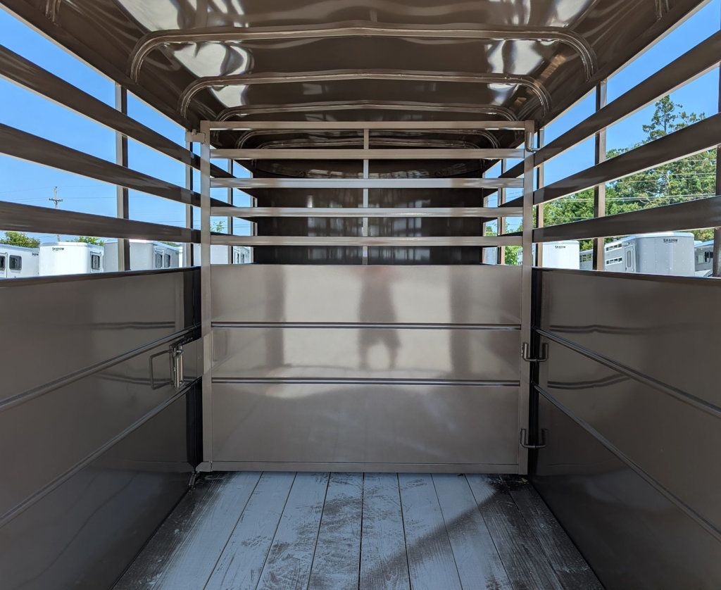 2026 Delta 16' Stock Trailer with 8' Cut Gate  - 23055679 - 5
