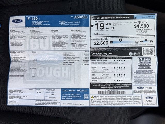 2026 Ford F-150 STX 4WD SuperCrew Supercharged - 23089848 - 39