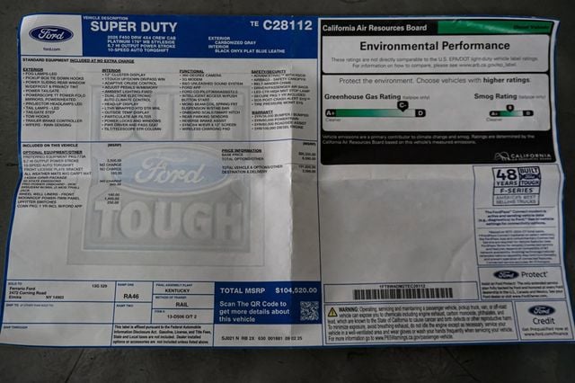 2026 Ford Super Duty F-450 DRW Platinum 4WD Crew Cab 8' Box - 23017218 - 96