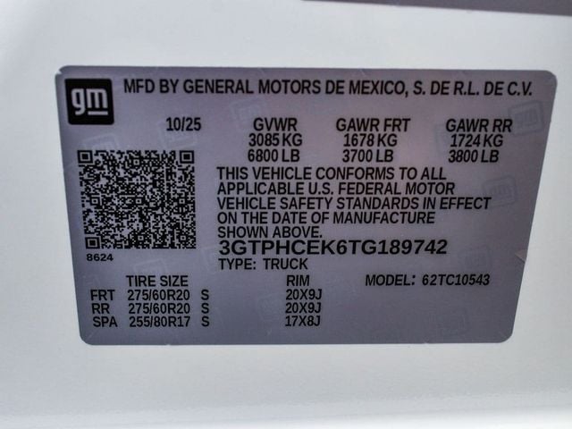 2026 GMC Sierra 1500 Elevation w/3SB - 23077229 - 13