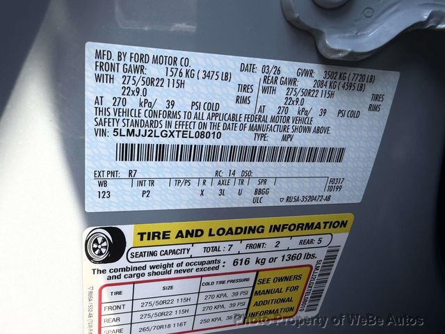 2026 Lincoln Navigator Reserve 4x4 - 23048139 - 19