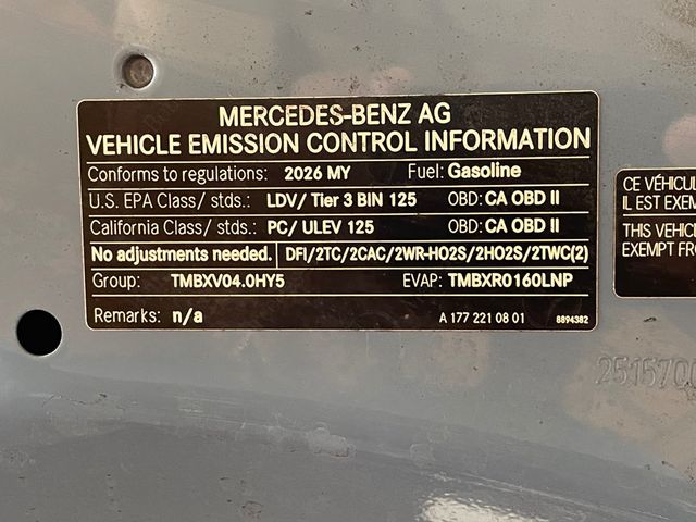 2026 Mercedes-Benz S-Class AMG S 63 E 4MATIC Sedan - 23069612 - 83