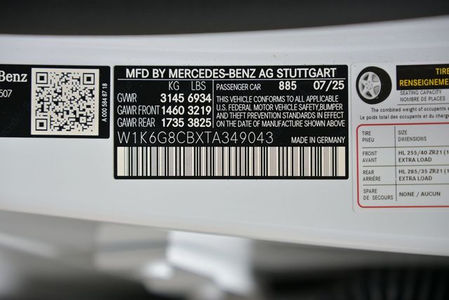 2026 Mercedes-Benz S-Class AMG S 63 E 4MATIC Sedan - 22986297 - 62