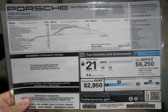 2026 Porsche 911 Carrera Coupe - 23008556 - 56