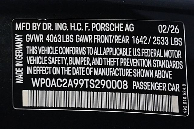 2026 Porsche 911 GT3 - 23032350 - 34