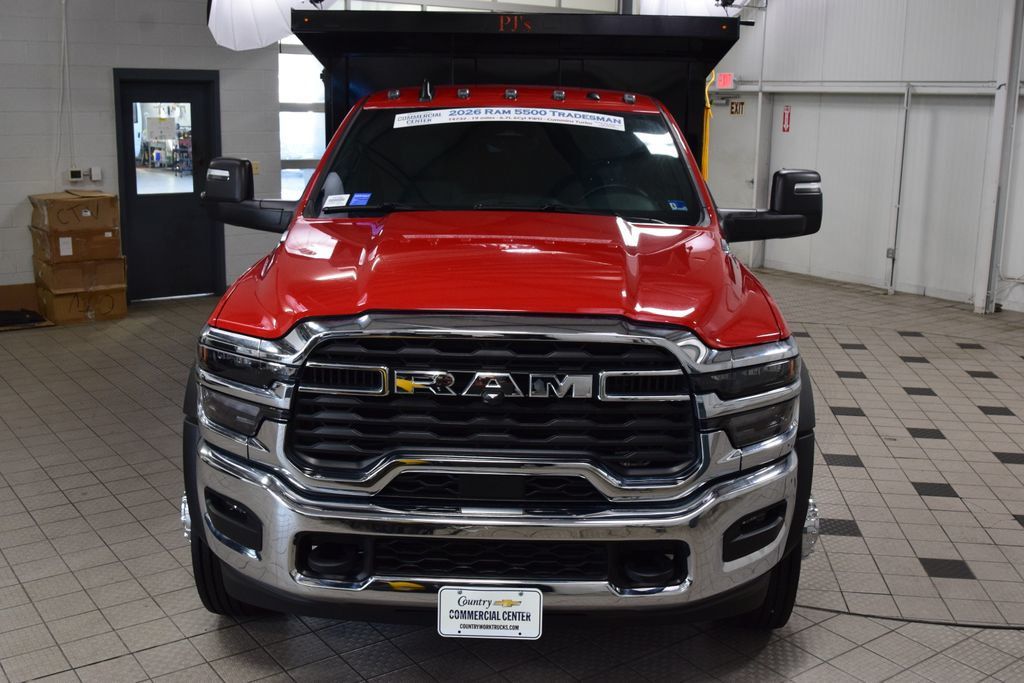 2026 Ram 5500 Chassis Cab 5500 CREW 4X4 * CUMMINS * NEW 12' PJ'S LANDSCAPE DUMP - 23036987 - 1