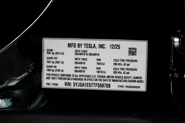 2026 Tesla Model S *Model S AWD* Black/Cream* *Brand New* *Only 95 Miles* - 23020195 - 20