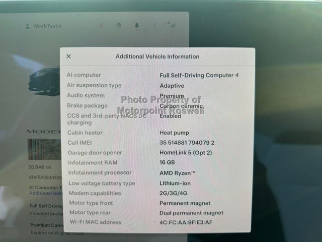 2026 Tesla Model S Plaid AWD - 23024339 - 12