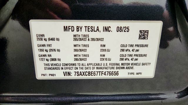 2026 Tesla Model X Plaid AWD - 22999588 - 23