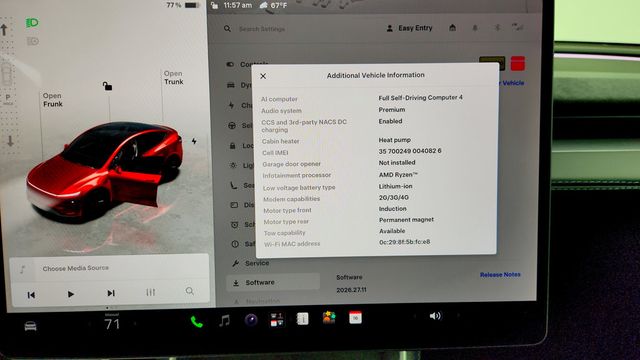 2026 Tesla Model Y Premium AWD w/ Acceleration Boost & FSD Computer 4 - 23096152 - 14