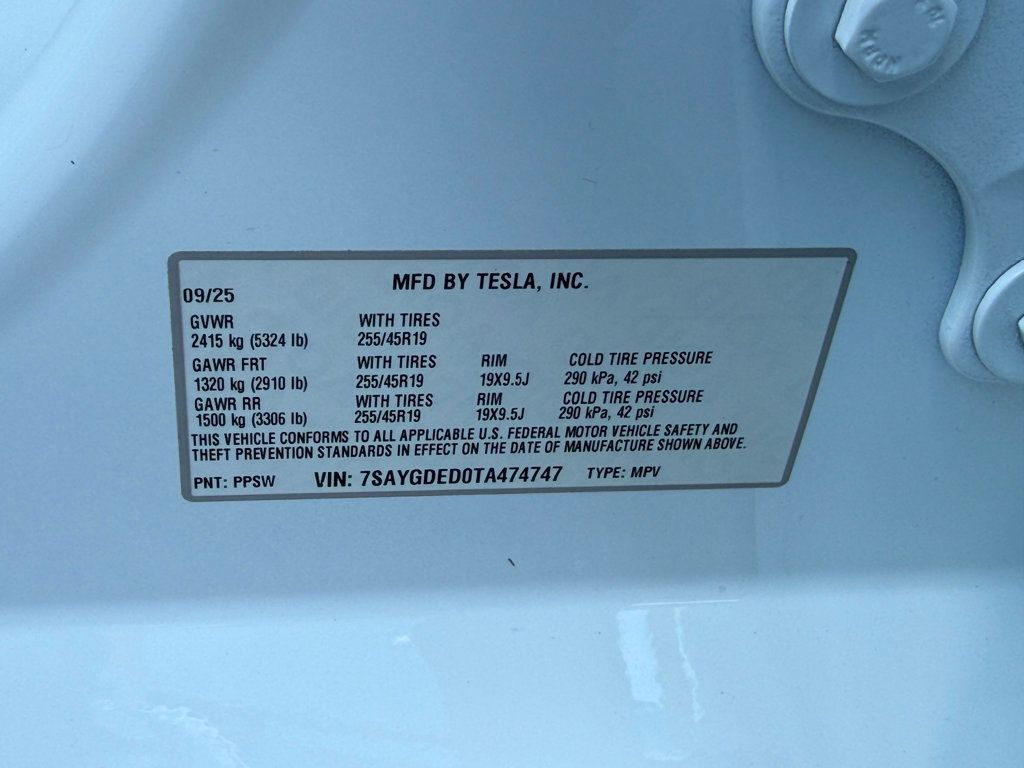 2026 Tesla Model Y **PREMIUM RWD** - 23031241 - 38