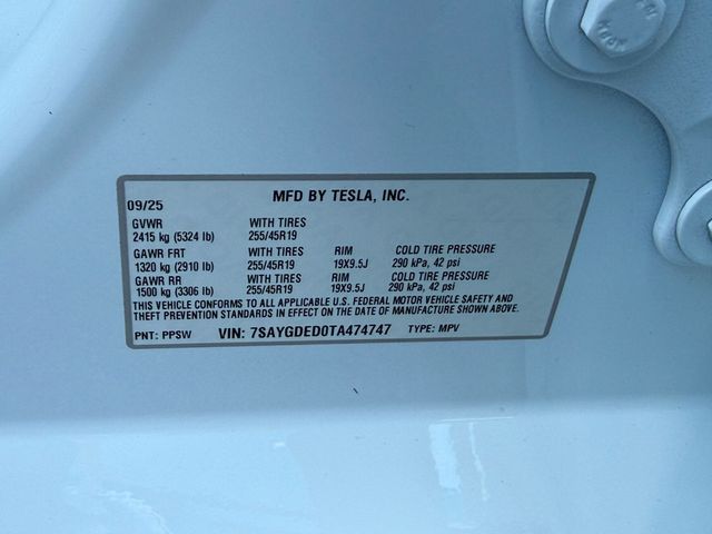 2026 Tesla Model Y **PREMIUM RWD** - 23031241 - 38