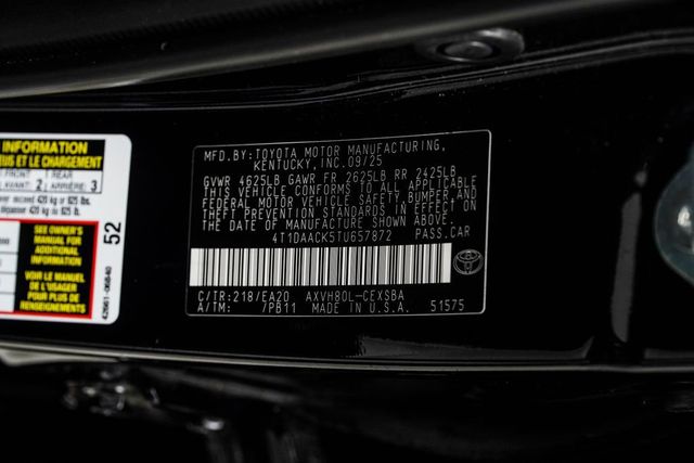 2026 Toyota Camry SE - 23031540 - 37