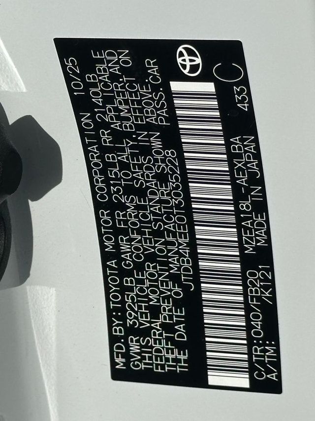 2026 Toyota Corolla LE CVT - 22976583 - 20