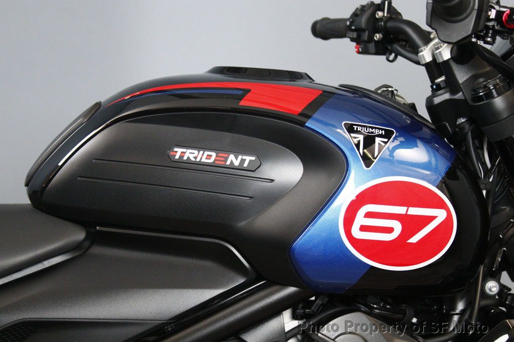 2026 Triumph Trident 660 Triple Tribute Only 1526 Miles - 23070249 - 34