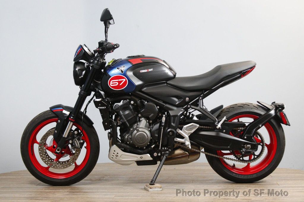 2026 Triumph Trident 660 Triple Tribute Only 1526 Miles - 23070249 - 3