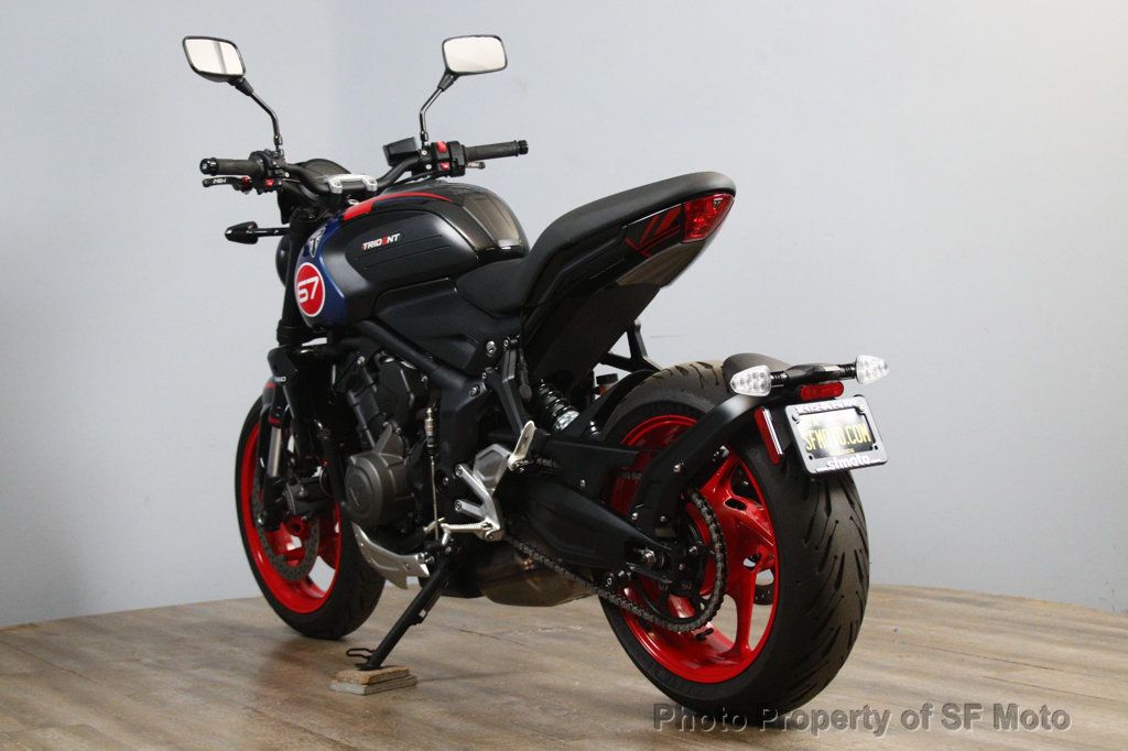 2026 Triumph Trident 660 Triple Tribute Only 1526 Miles - 23070249 - 45