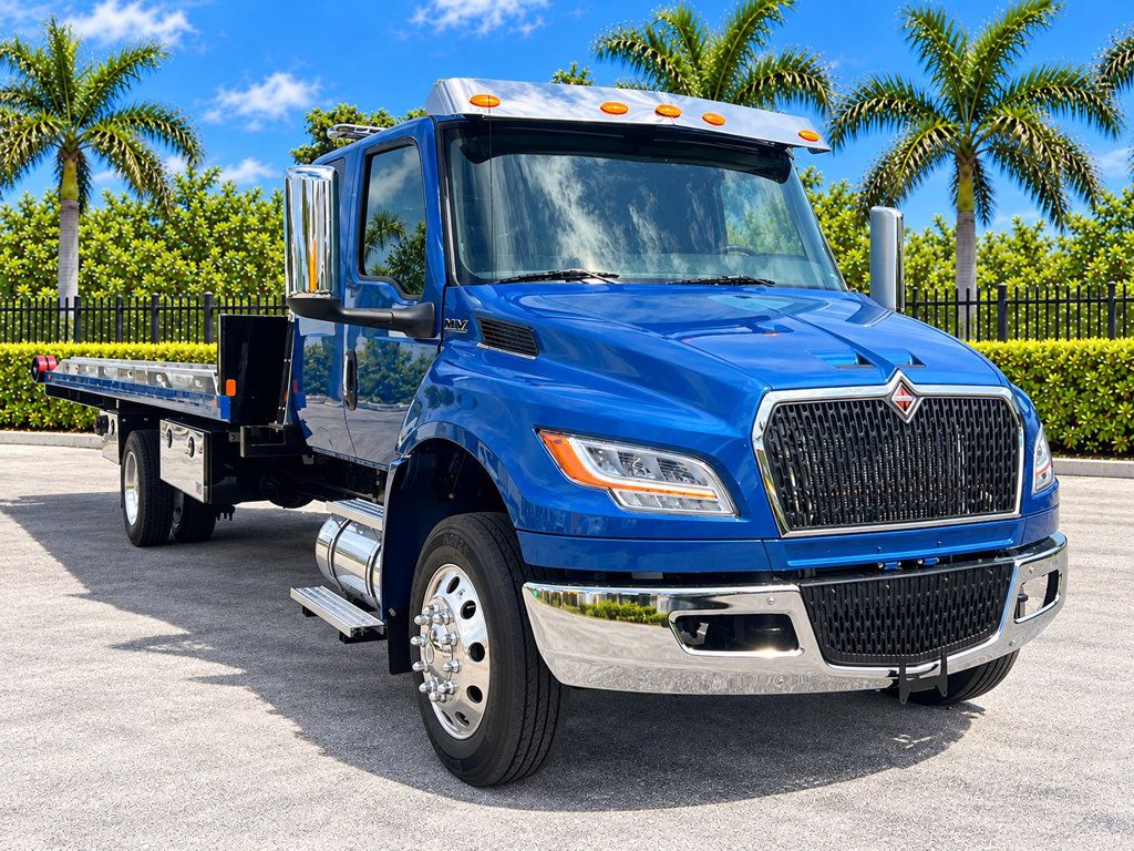 2027 International MV607 Extended Cab w/ 21' Advanced Fab Ground Deck Carrier Tow Truck - 23101654 - 16