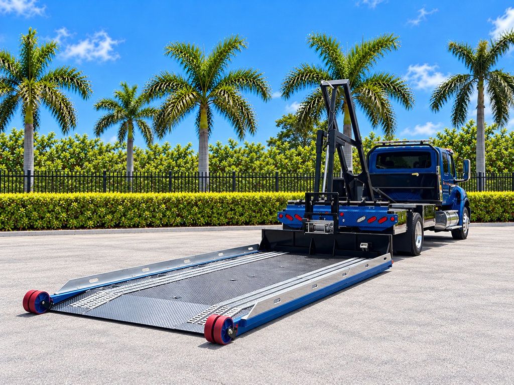 2027 International MV607 Extended Cab w/ 21' Advanced Fab Ground Deck Carrier Tow Truck - 23101654 - 21