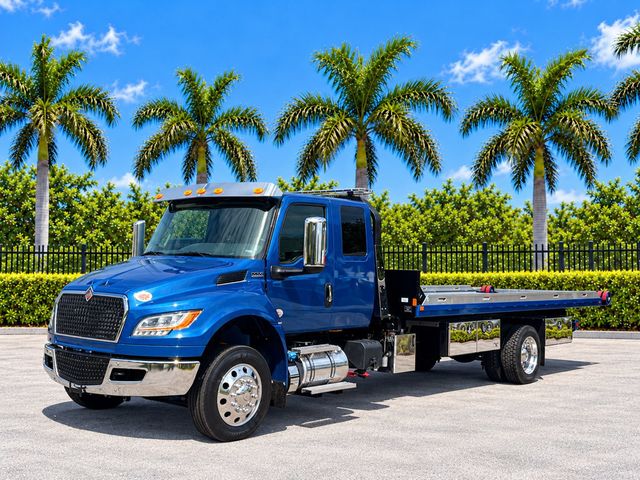 2027 International MV607 Extended Cab w/ 21' Advanced Fab Ground Deck Carrier Tow Truck - 23101654 - 2
