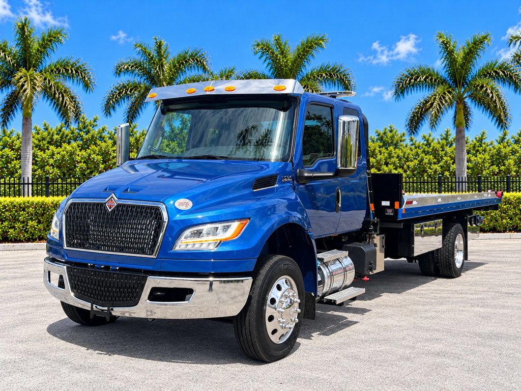 2027 International MV607 Extended Cab w/ 21' Advanced Fab Ground Deck Carrier Tow Truck - 23101654 - 4
