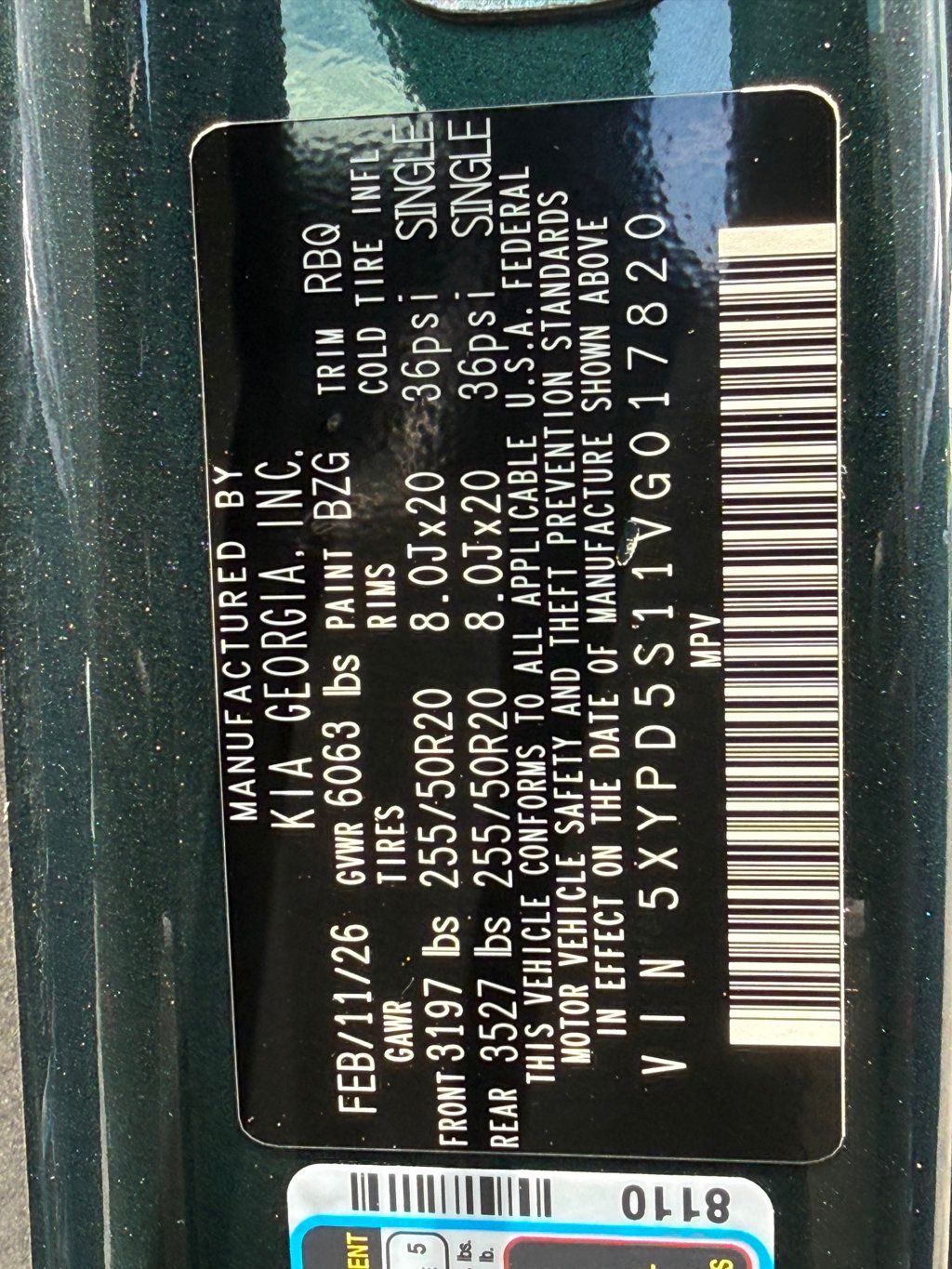 2027 Kia Telluride SX FWD - 23043357 - 49