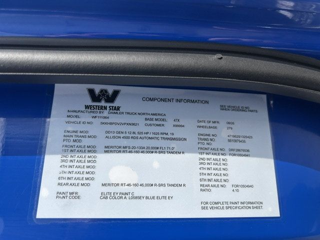 2027 Western Star 47X 2027 WESTERN STAR 47X  DUMP TRUCK - 23100480 - 16